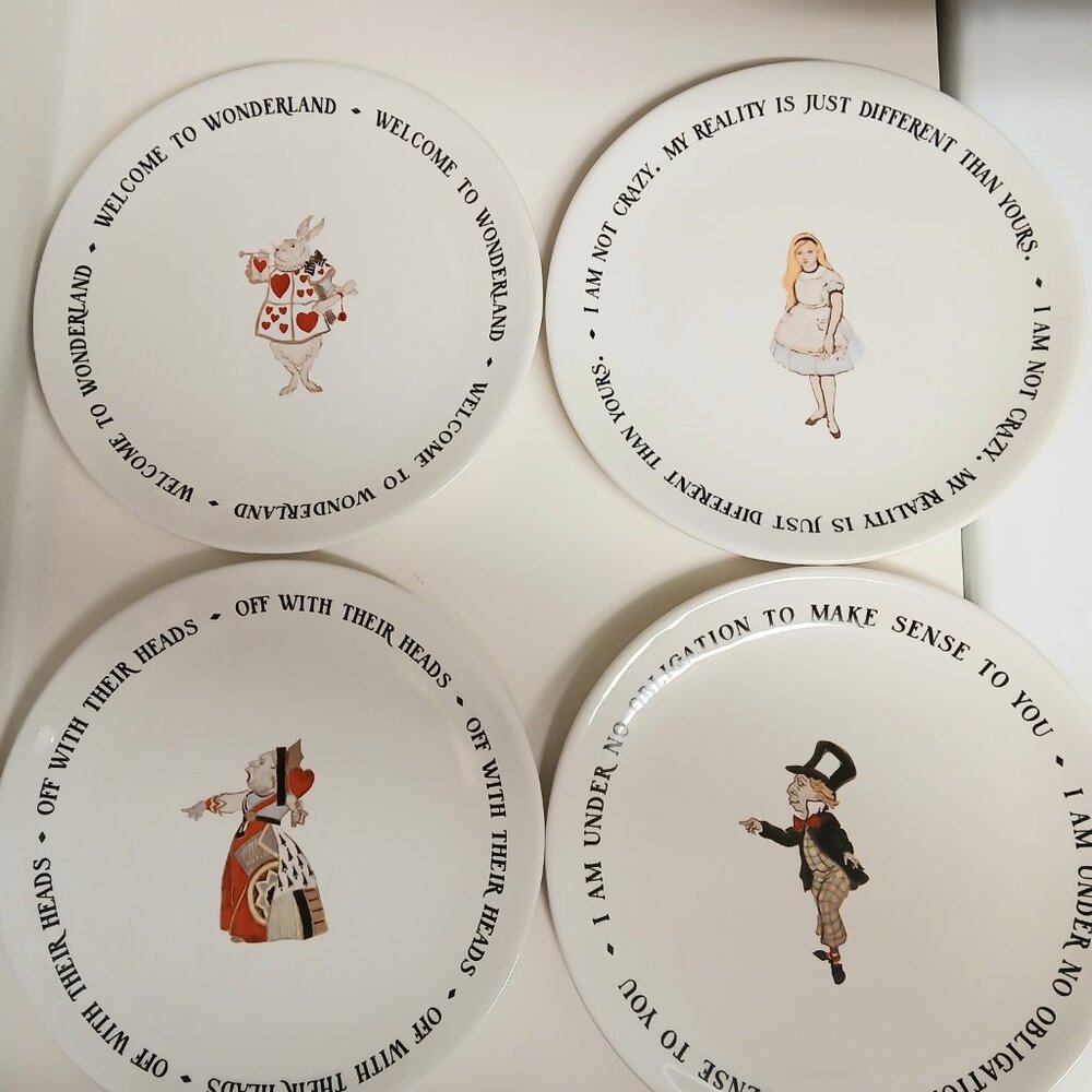 Alice in Wonderland Plates